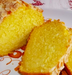 plumcake de nata sin gluten
