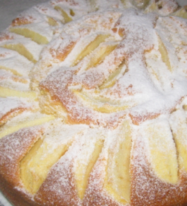 tarta de manzana para celíacos