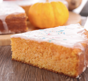 pastel de calabaza esponjoso